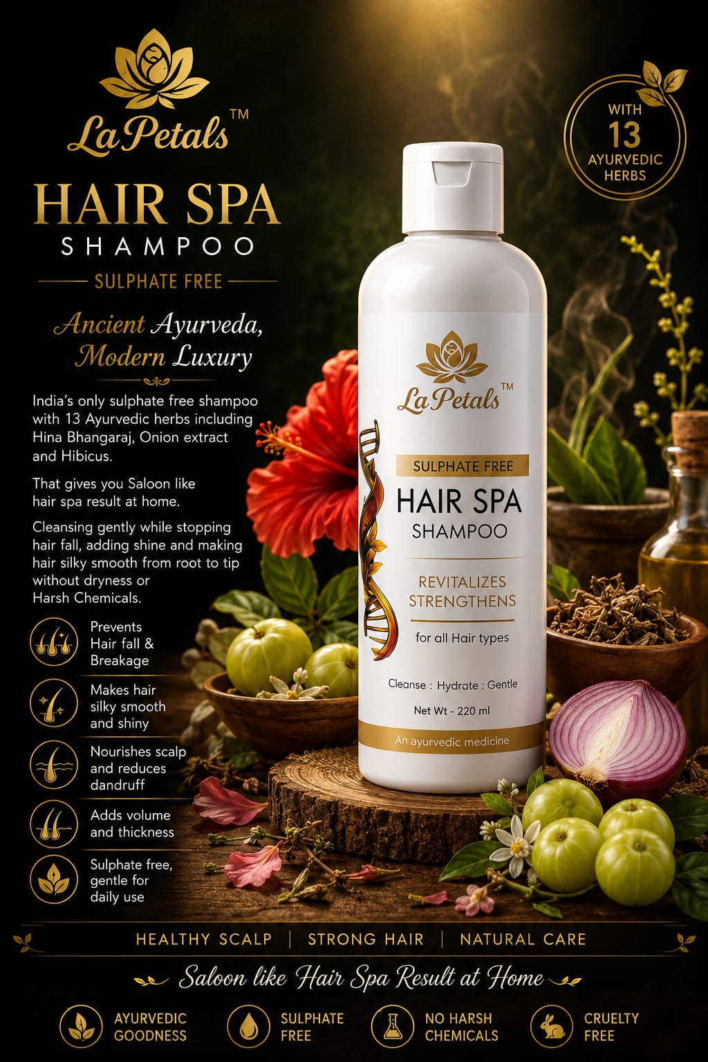 La Petals Hair Spa Shampoo